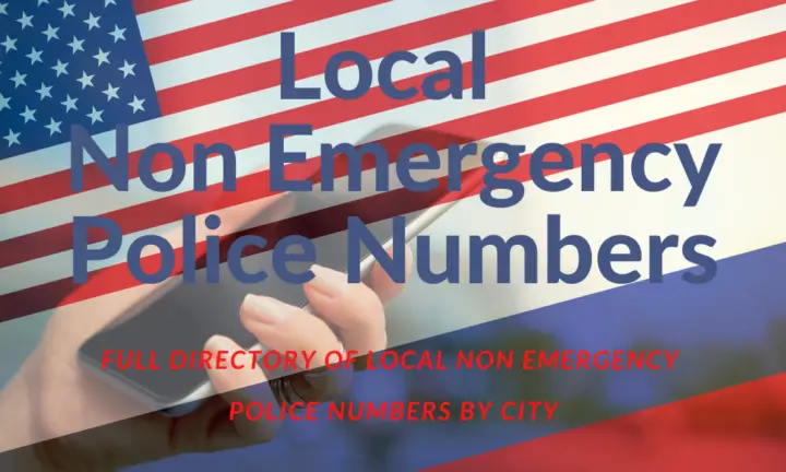 Local Non Emergency Police Numbers Full Directory By City